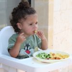 a child eating